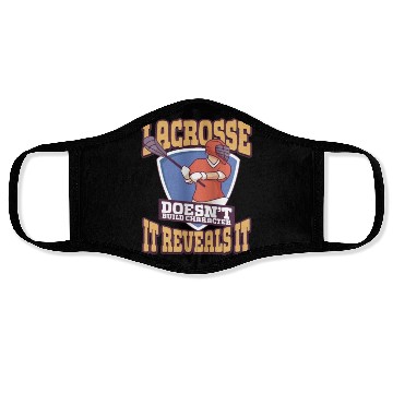 Discover Lacrosse Player Lacrosse Coach Lax Player Sports Face Masks