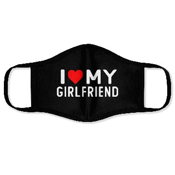 Discover I Love My Girlfriend Face Masks