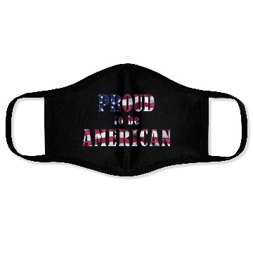 Discover Proud to be American Face Masks