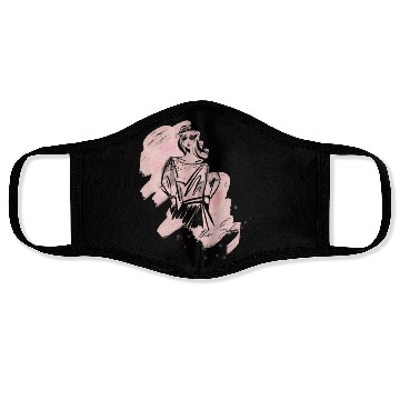 Discover Roses in the Shadow (Pink Shadow Lady) Face Masks