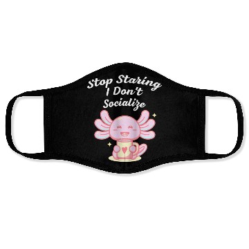 Discover Stop Staring I Dont Socialize Nerd Introvert Weird Face Masks