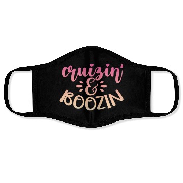 Discover Cruizin' & Boozin Face Masks