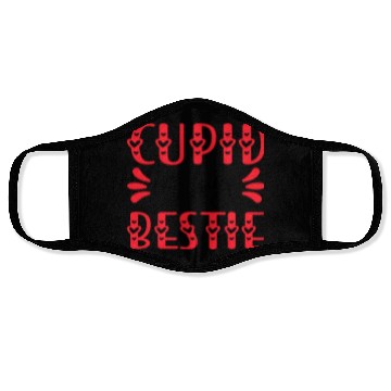 Discover Cupid is My Bestie Face Masks