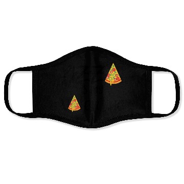 Discover pizza is my valentine694 Face Masks