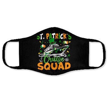 Discover St Patrick s Day Cruise Squad Happy Patricks Day Face Masks