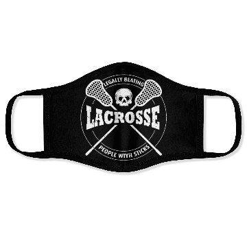 Discover Funny Lacrosse Clothing - Legally Beating People W Face Masks