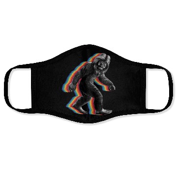 Discover Retro Bigfoot vintage Fun and Nostalgic Sasquatch Face Masks