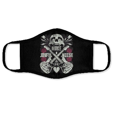 Discover Make a joyful noise with a guitar Face Masks