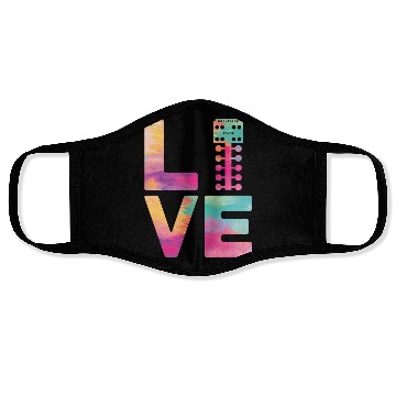 Discover Drag Racing Race Car Watercolor Face Masks