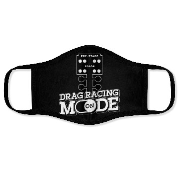 Discover Drag Racing Race Car Vintage Drag Face Masks