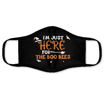 Discover I'm Just Here For The Boo Bees Face Masks