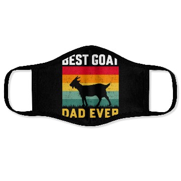 Discover Best Goat Dad Ever Face Masks