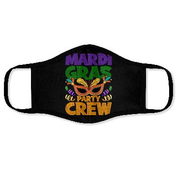 Discover Mardi Gras - Party Crew Face Masks