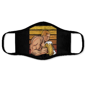 Discover Bodybuilding - Gym Retro Face Masks