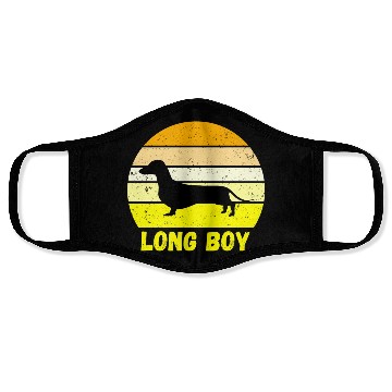 Discover Dachshund Long Boy Face Masks