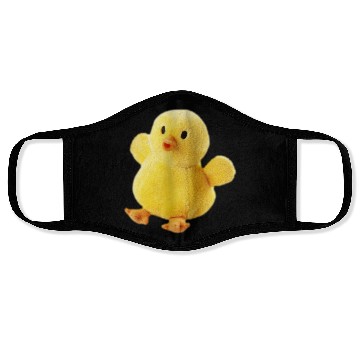 Discover cute baby duck Face Masks