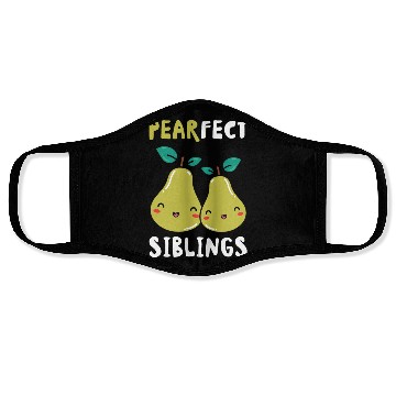 Discover Siblings Pear Fruit Big Brother Sister Goals Face Masks