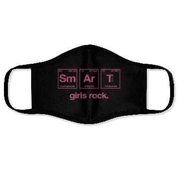 Discover SMART GIRLS ROCK - Elements Periodic Table Face Masks