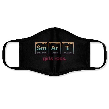 Discover SMART GIRLS ROCK - Elements Periodic Table Face Masks