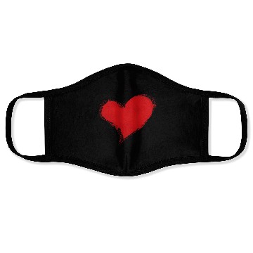 Discover Red Heart Face Masks