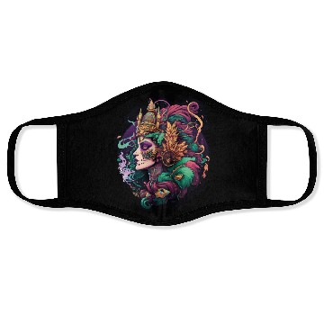 Discover Mardi Gras Mask Queen Face Masks