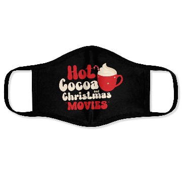 Discover Hot cocoa Christmas movies Face Masks