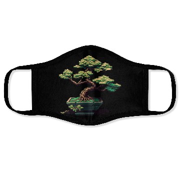Discover 8 Bit Bonsai Tree Face Masks