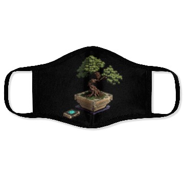 Discover 8 Bit Bonsai Tree Face Masks