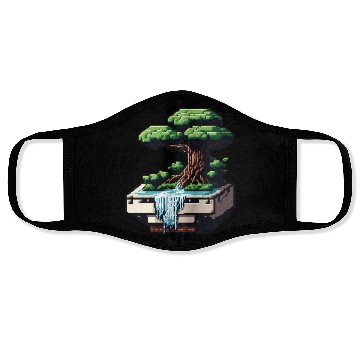 Discover 8 Bit Bonsai Tree Face Masks