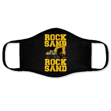 Discover Rock Sand Excavator Front End Loader Track Hoe Face Masks