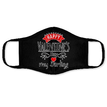 Discover HAPPY VALENTINES Face Masks