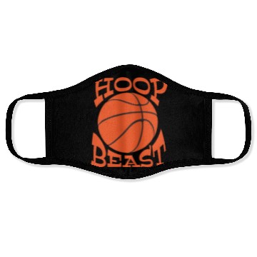 Discover Hoop Beast / slam dunk - funny basketball saying Face Masks