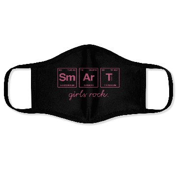 Discover SMART GIRLS ROCK - Elements Periodic Table Face Masks