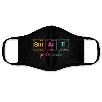 Discover SMART GIRLS ROCK - Elements Periodic Table Face Masks