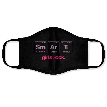 Discover SMART GIRLS ROCK - Elements Periodic Table Face Masks