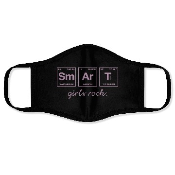 Discover SMART GIRLS ROCK - Elements Periodic Table Face Masks