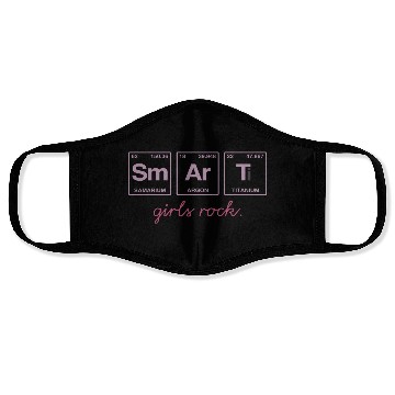 Discover SMART GIRLS ROCK - Elements Periodic Table Face Masks