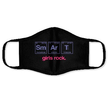 Discover SMART GIRLS ROCK - Elements Periodic Table Face Masks