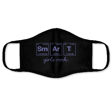 Discover SMART GIRLS ROCK - Elements Periodic Table Face Masks