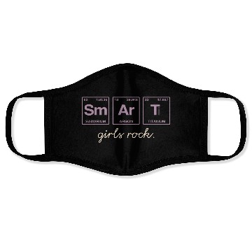 Discover SMART GIRLS ROCK - Elements Periodic Table Face Masks