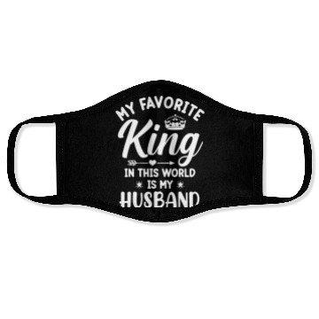 Discover I love my husband valentines day1165 Face Masks