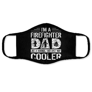 Discover Firefighter DAD Face Masks