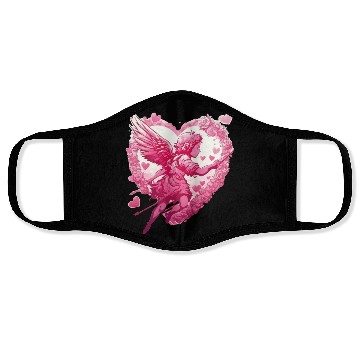 Discover funny Cupid Valentine's Day girls Face Masks