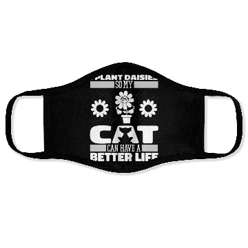 Discover Daisy Gardening Cat Face Masks