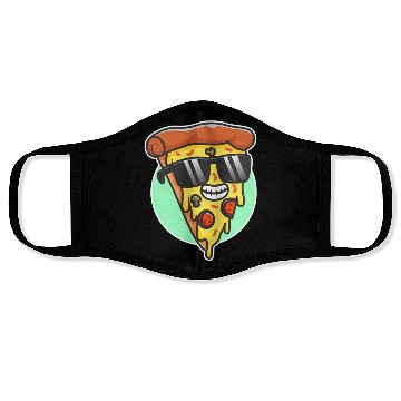 Discover Slice Pizza Face Masks