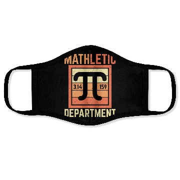 Discover Mathletic Department Math Teacher Pi Day Face Masks