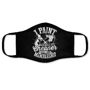 Discover Painting is my therapy - Painters Face Masks