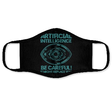 Discover AI Machine Learning Computer Geek Technology Robot Face Masks