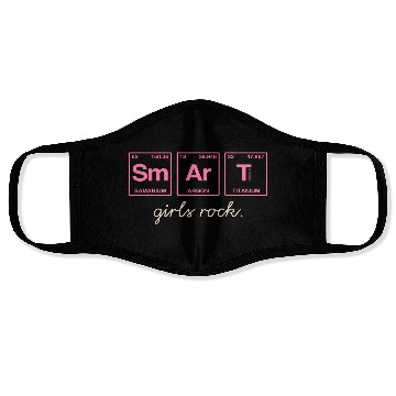 Discover SMART GIRLS ROCK - Elements Periodic Table Face Masks