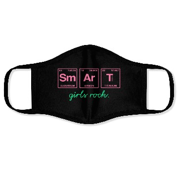 Discover SMART GIRLS ROCK - Elements Periodic Table Face Masks